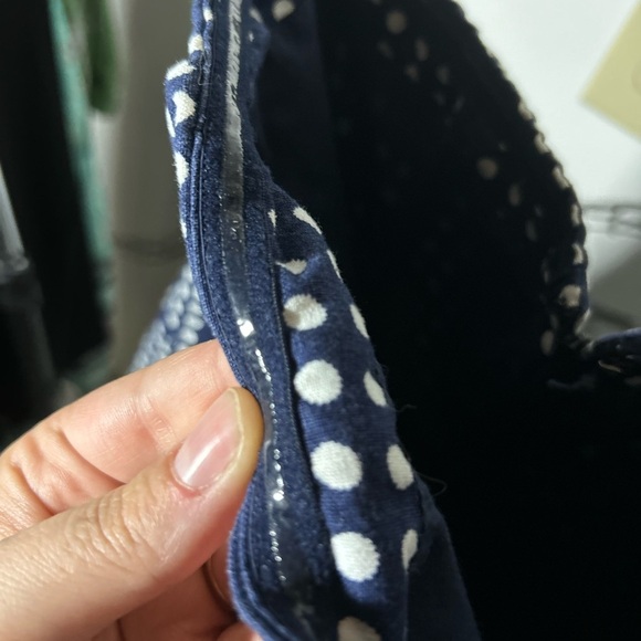 Gap Strapless Polka Dot Dress with Pockets, Navy and White size 2, Empire Waist - Picture 4 of 7